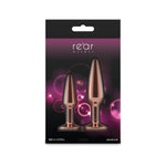 Набір анальних пробок NS Novelties Rear Assets - Tapered Trainer Kit - Rose Gold - Pink