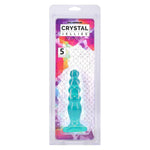 Дилдо Doc Johnson Crystal Jellies - Anal Delight - 5 Inch - Teal