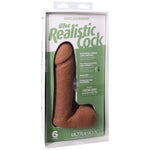 Фалоімітатор Doc Johnson The Realistic Cock ULTRASKYN - 6 Inch with Balls Caramel