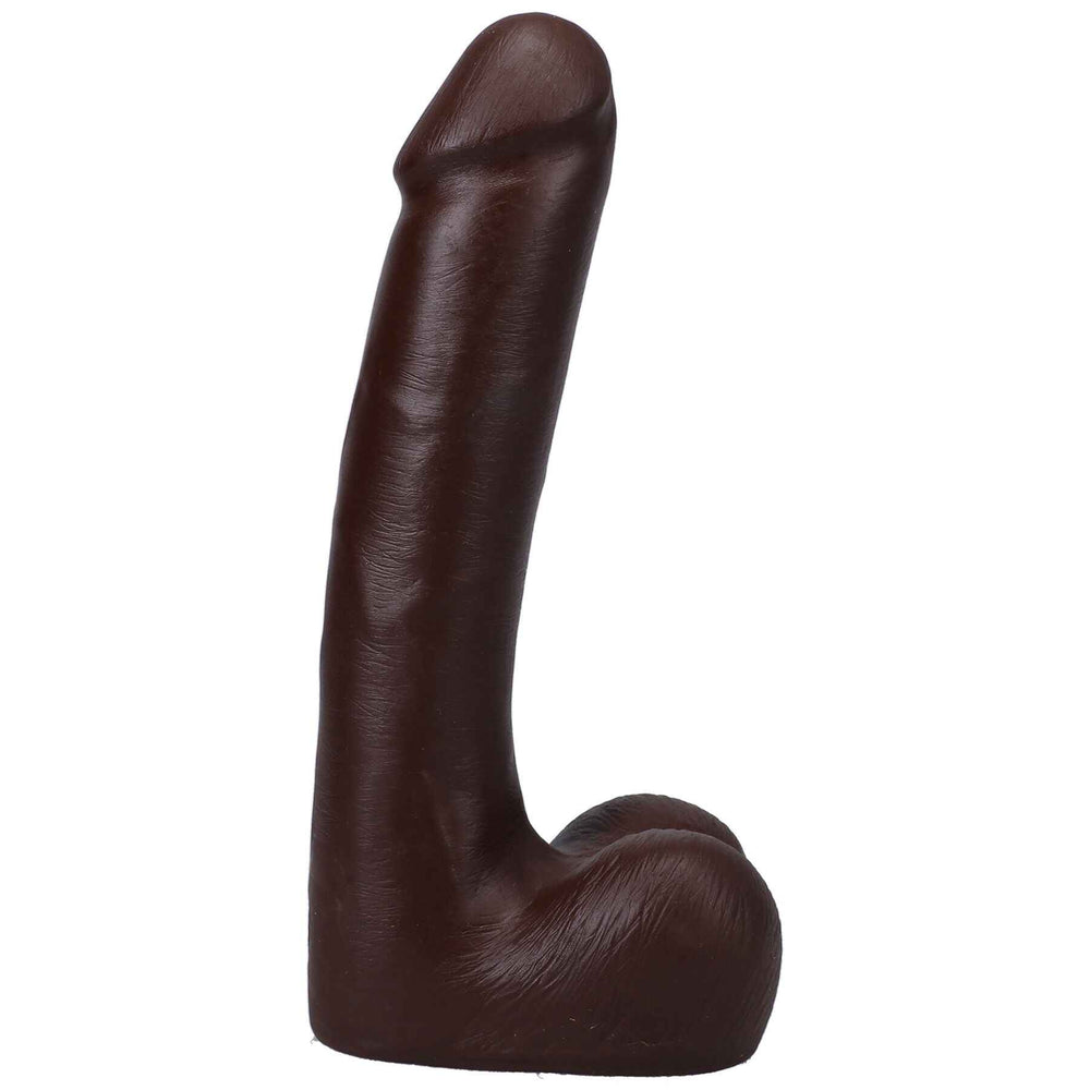 Фалоімітатор Doc Johnson The Realistic Cock ULTRASKYN - 9 Inch with Balls Chocolate
