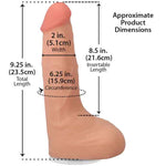 Фалоімітатор, що кінчає Doc Johnson The Realistic Cock ULTRASKYN - Squirting 9,5 Inch Vanilla