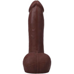 Фалоімітатор Doc Johnson The Realistic Cock ULTRASKYN - 7 Inch with Balls Chocolate