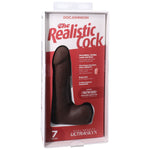 Фалоімітатор Doc Johnson The Realistic Cock ULTRASKYN - 7 Inch with Balls Chocolate
