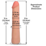 Фалоімітатор Doc Johnson The Realistic Cock ULTRASKYN - 9 Inch Vanilla