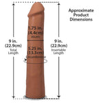 Фалоімітатор Doc Johnson The Realistic Cock ULTRASKYN - 9 Inch Caramel