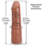 Фалоімітатор Doc Johnson The Realistic Cock ULTRASKYN - 7 Inch Caramel