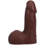 Фалоімітатор Doc Johnson The Realistic Cock ULTRASKYN - 5 Inch with Balls Chocolate