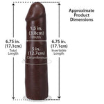 Фалоімітатор Doc Johnson The Realistic Cock ULTRASKYN - 7 Inch Chocolate