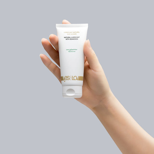 Змазка на водній основі YESforLOV NATURAL LUBRICANT WITH SEAWEED 100 мл, без гліцерину, екстракт водоростей