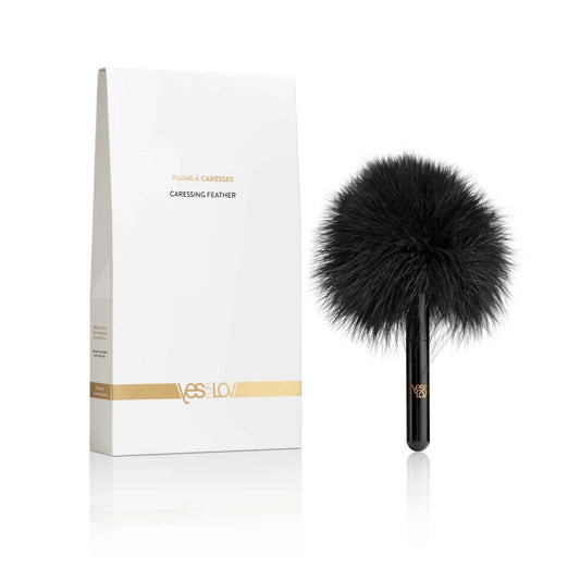 Мітелочка YESforLOV CARESSING FEATHER, пір’їнка індички, 11 см