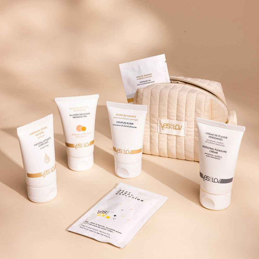 Подарунковий набір YESforLOV MY DELIGHT KIT, вагінальні кульки, змазка, сироватка, серветки