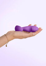 Вібромасажер простати S Pleasures Premium Cozy, Purple, з рельєфною головкою, 10 режимів
