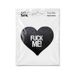 Пестис-сердечка Art of Sex - Fuck me, чорний