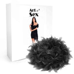 Боа з пір’я Art of Sex, довжина 2 метри, колір чорний