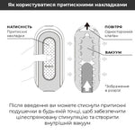 Мастурбатор Tenga Flip Zero White, змінна інтенсивність стимуляції, розкладний