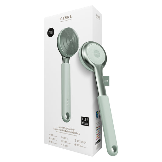 Ультразвукова щітка для всього тіла GESKE Sonic Full-Body Brush&Intensive Exfoliator 8в1 green