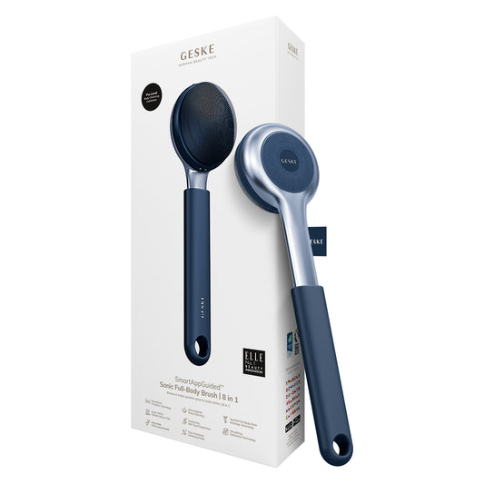 Ультразвукова щітка для всього тіла GESKE Sonic Full-Body Brush&Intensive Exfoliator 8в1 midnight
