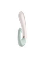 Смарт вібратор-кролик із підігрівом Satisfyer Heat Wave Mint