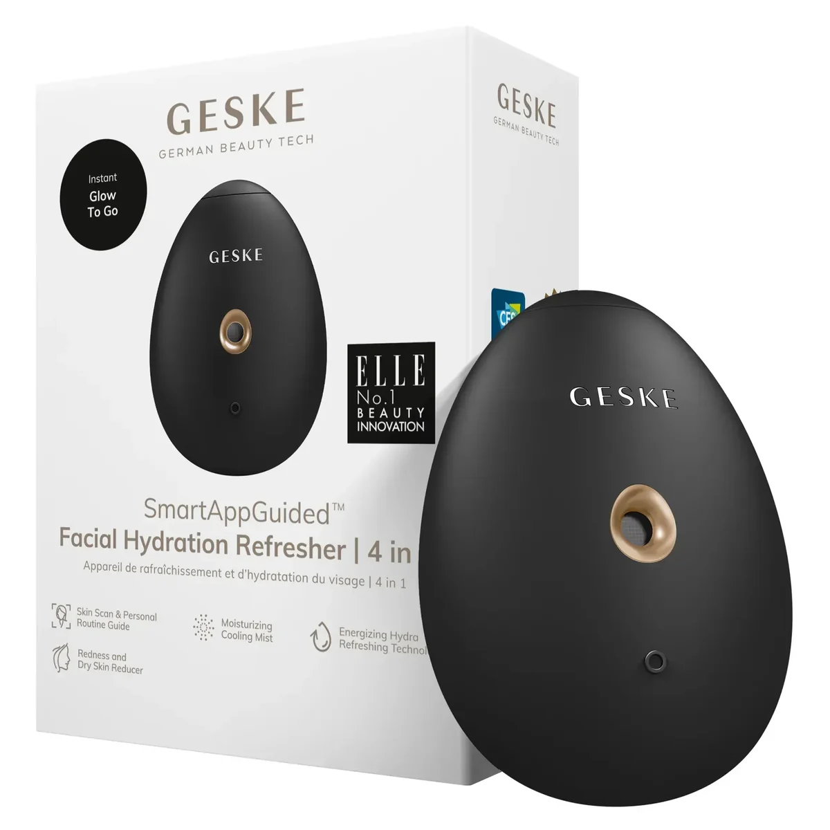 Електронний освіжувач для зволоження обличчя GESKE Facial Hydration Refresher 4в1