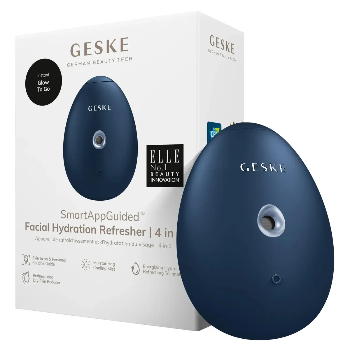 Електронний освіжувач для зволоження обличчя GESKE Facial Hydration Refresher 4в1 midnight
