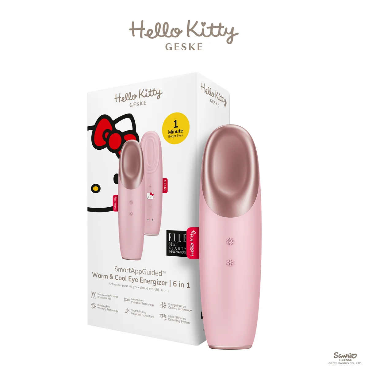 Енерджайзер для очей GESKE Warm&Cool Eye Energizer 6в1 by Hello Kitty