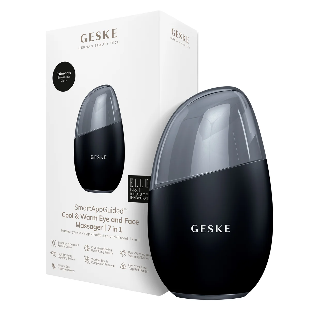 Масажер для обличчя GESKE Cool&Warm Eye and Face Massager 7в1