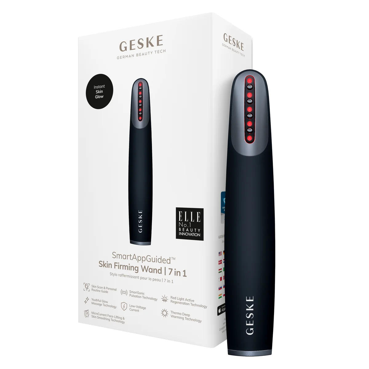 Пристрій для зміцнення і тонізації шкіри обличчя GESKE Skin Firming Wand 7в1