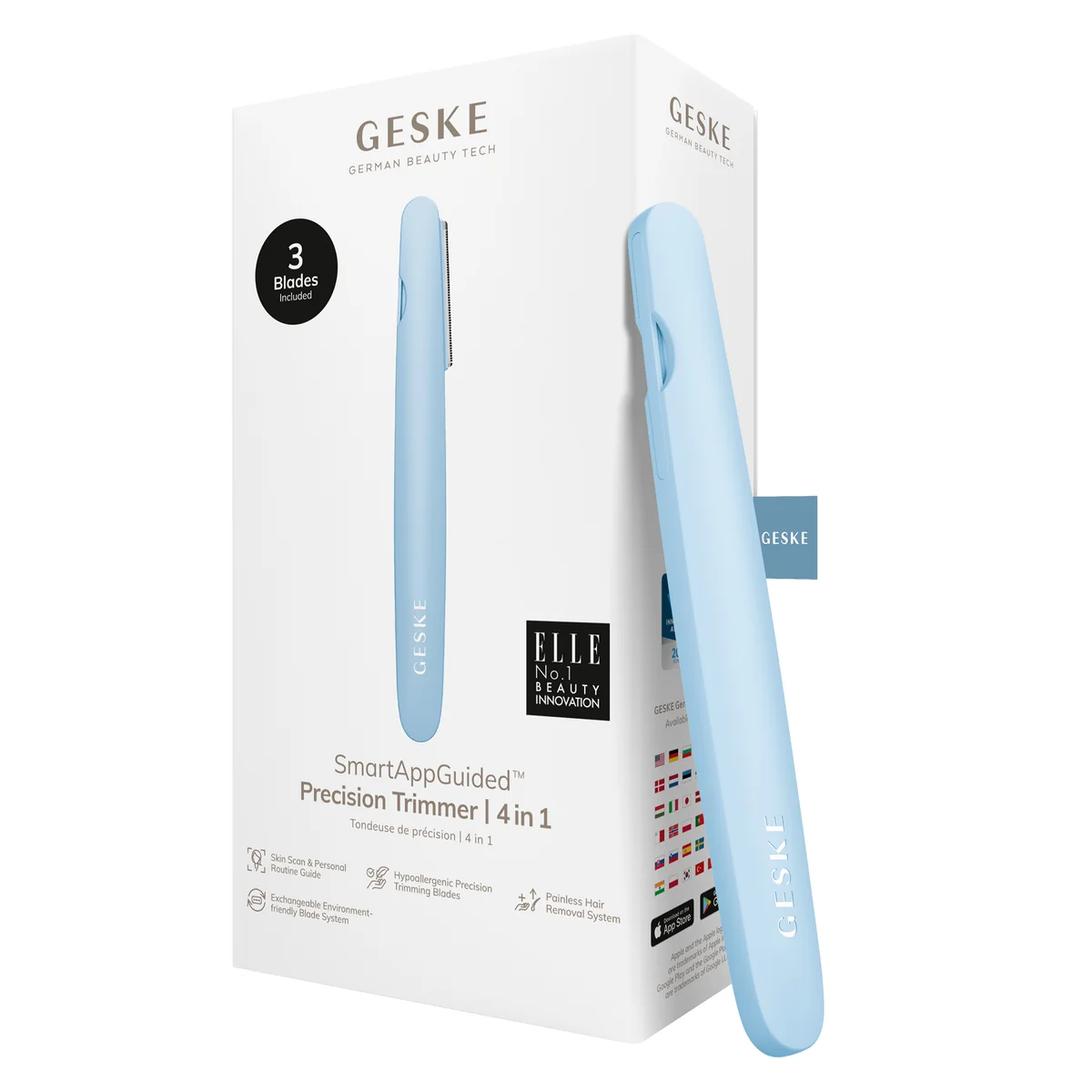 Тример GESKE Precision Trimmer 4в1 aquamarine
