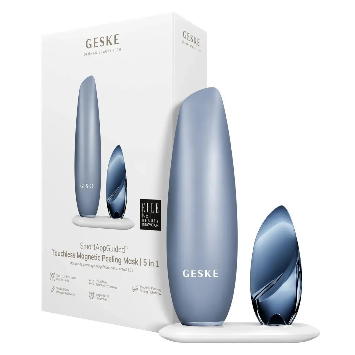 Безконтактна магнітна пілінг-маска GESKE Touchless Magnetic Peeling Mask 5в1 midnight
