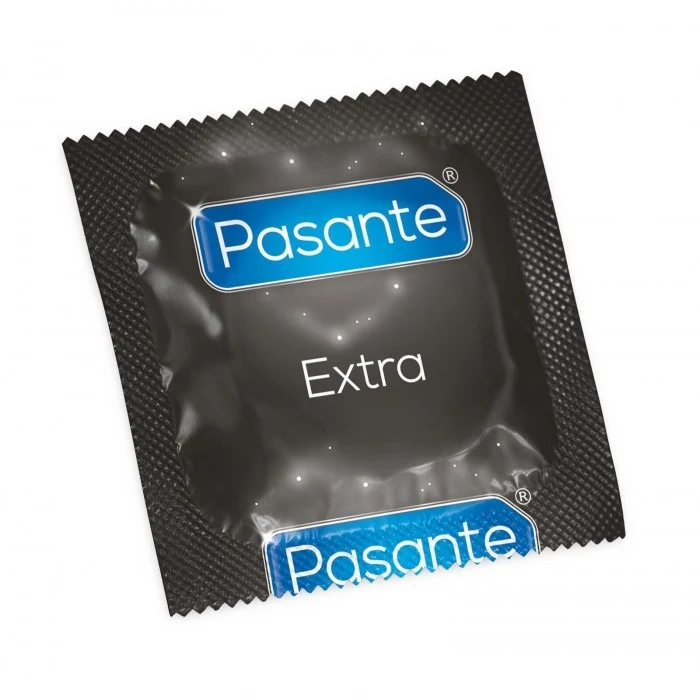 Презервативи потовщені Pasante Extra Condoms з додатковим лубрикантом, 52 мм (ціна за 6 шт.)