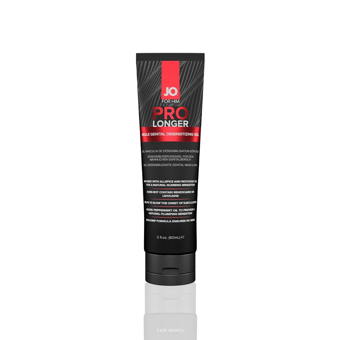 Пролонгер гель JO Prolonger Gel з олією перцевої м’яти, гвоздикового перцю та пачулів