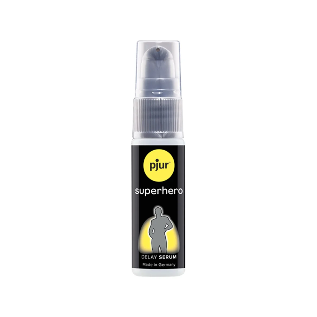 Сироватка-пролонгатор pjur Superhero Delay Serum, створює ефект плівки, без оніміння
