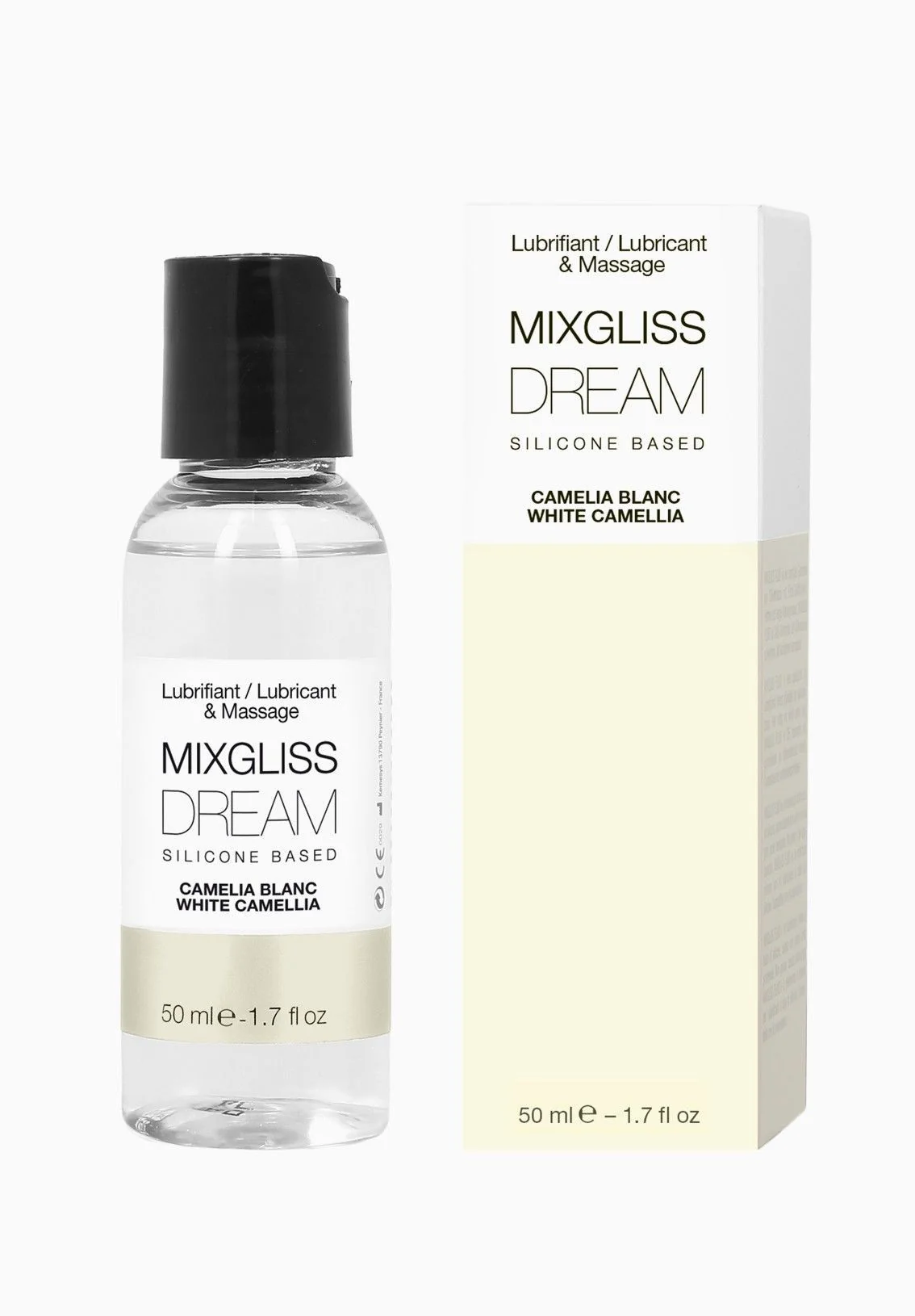 Лубрикант на силіконовій основі MixGliss DREAM - CAMELIA BLANC з ароматом білої камелії