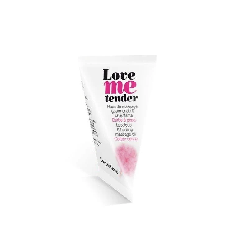 Масажна олія Love To Love - Love Me Tender, Cotton candy, аромат цукрова вата, без парабенів