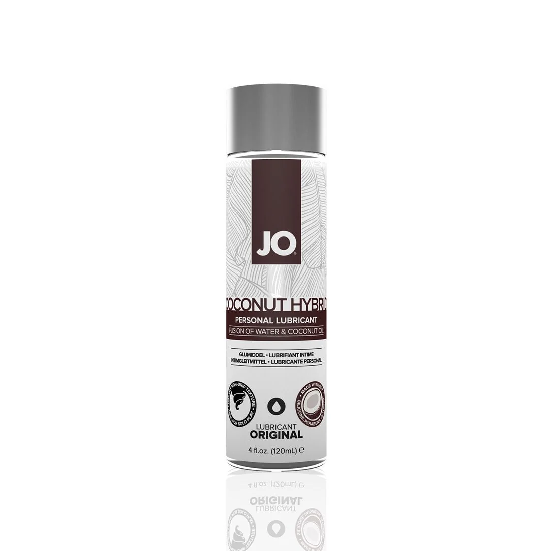 Змазка-крем з кокосовою олією JO Coconut Hybrid ORIGINAL біла