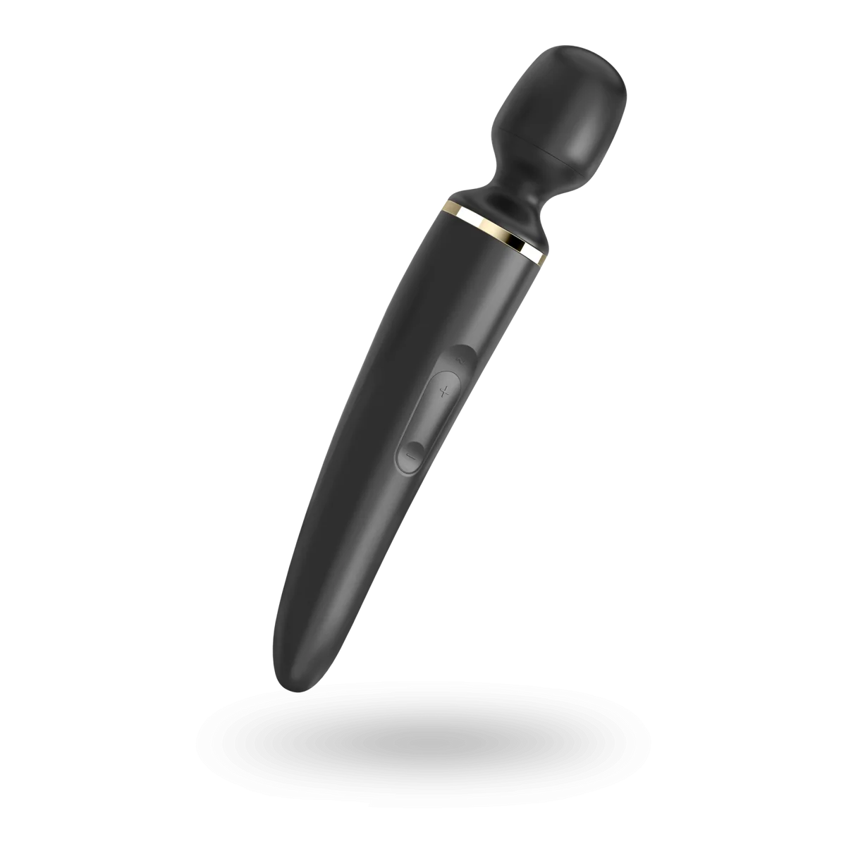 Вібромасажер Satisfyer Wand-er Woman (Black/Gold), водонепроникний, потужний