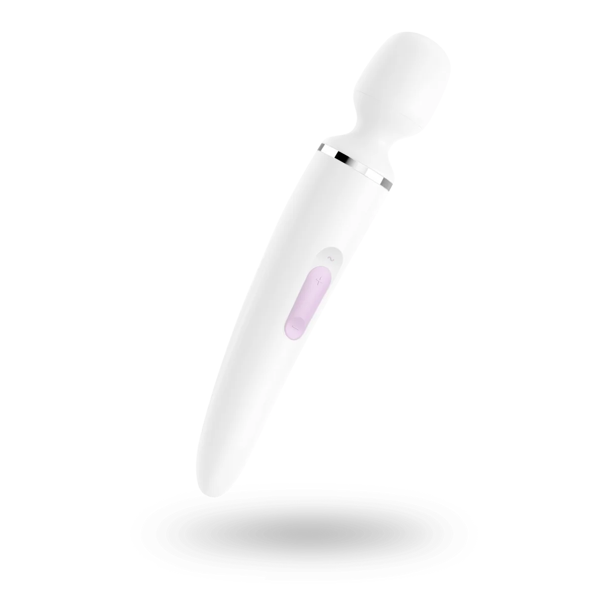 Вібромасажер Satisfyer Wand-er Woman (White/Chrome), водонепроникний, потужний