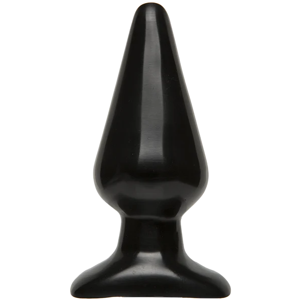 Анальна пробка Doc Johnson Smooth Classic Large - Black, макс. діаметр 5,7 см