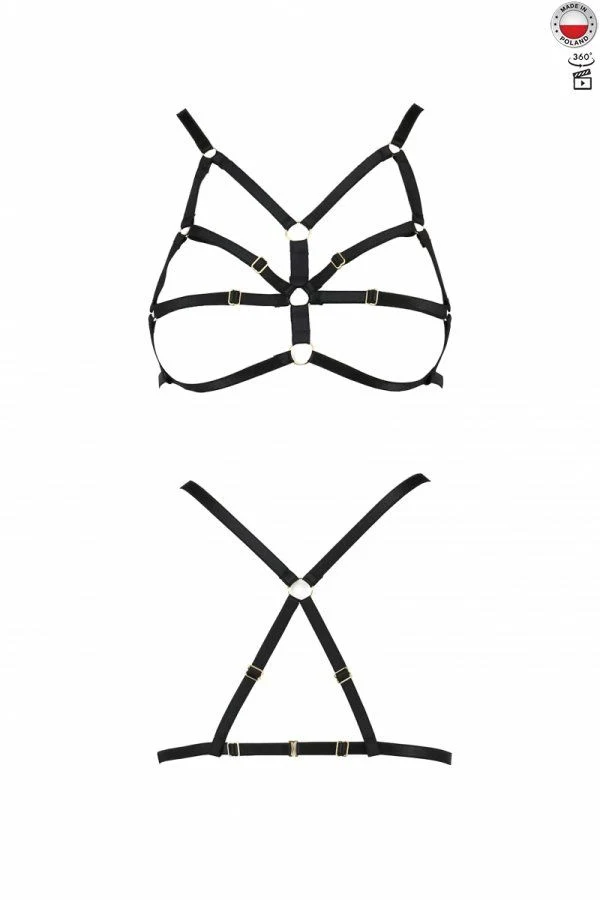Бюстгальтер-стрепи Passion Exclusive ARMANDA BRA XXL/XXXL, black