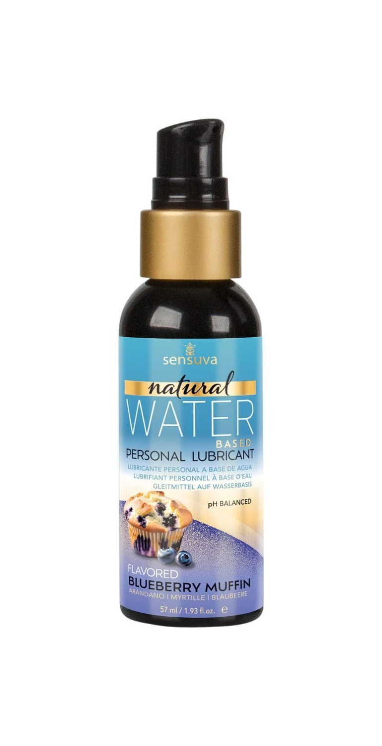 Змазка на водній основі Sensuva Natural Water-Based Blueberry Muffin без гліцерину та парабенів