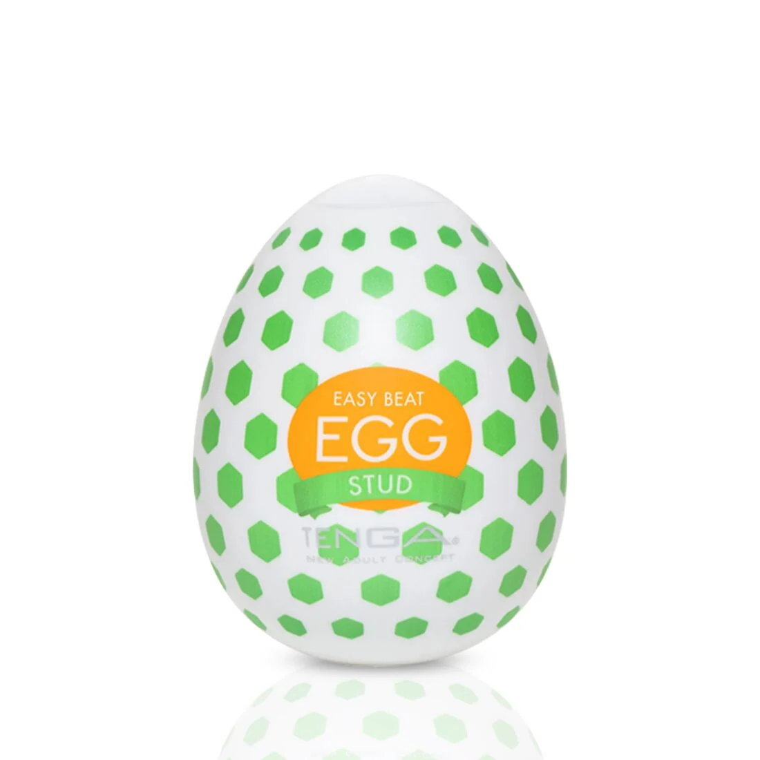 Мастурбатор-яйце Tenga Egg Stud із шестикутними виступами
