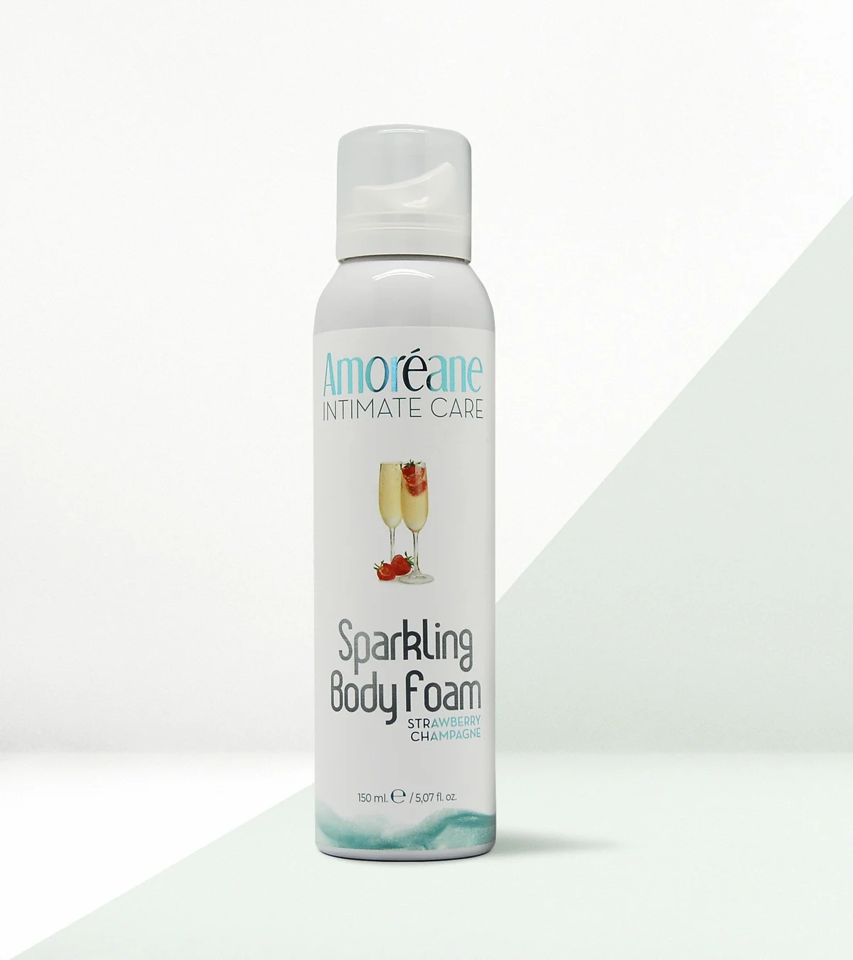 Масажна піна Amoreane Sparkling Body Foam Strawberry Champagne
