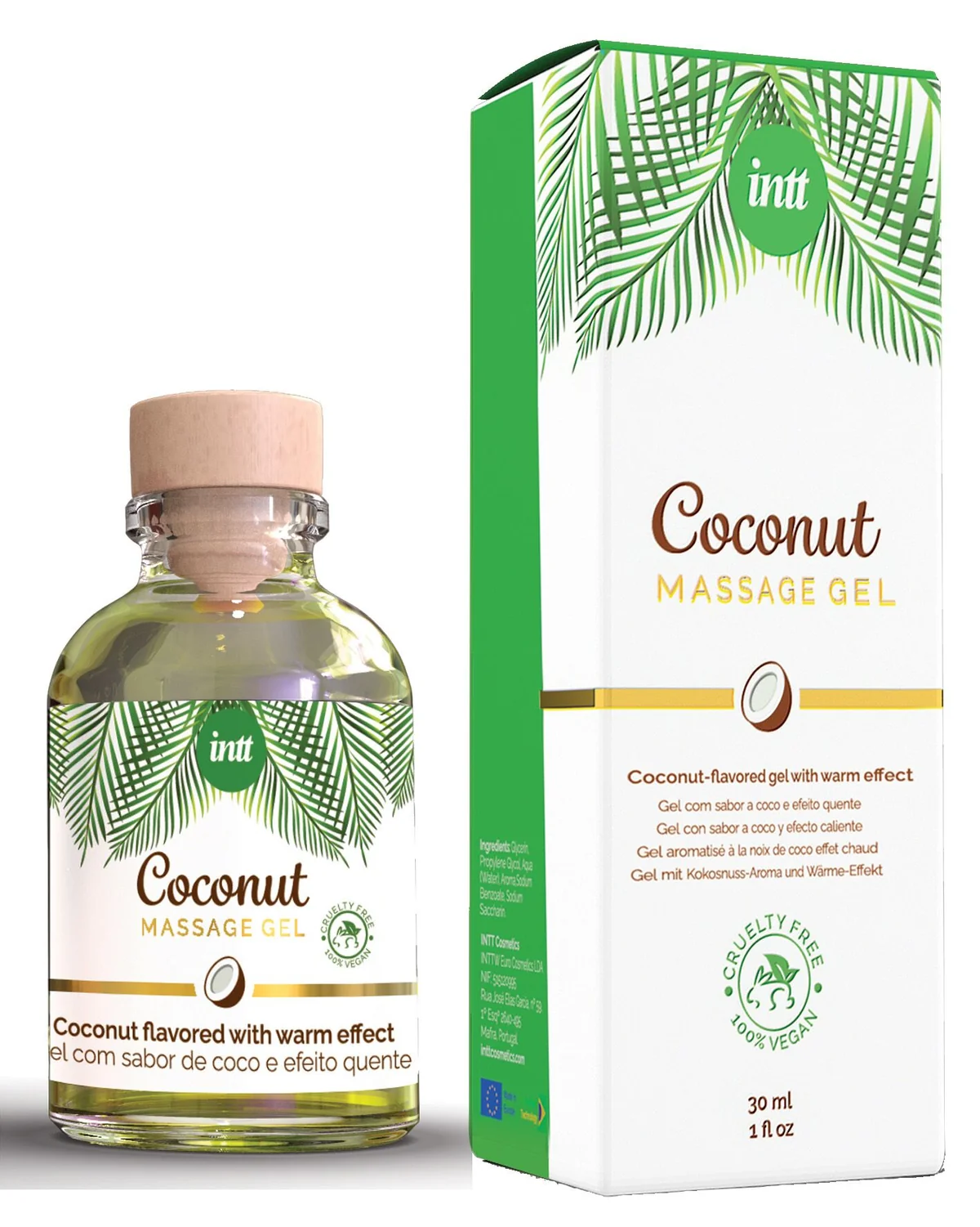 Масажний гель для інтимних зон Intt Coconut Vegan