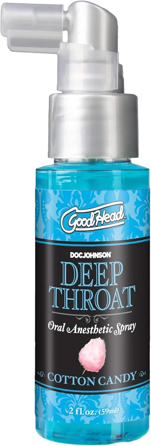 Спрей для мінету Doc Johnson GoodHead DeepThroat Spray - Cotton Candy для глибокого мінету