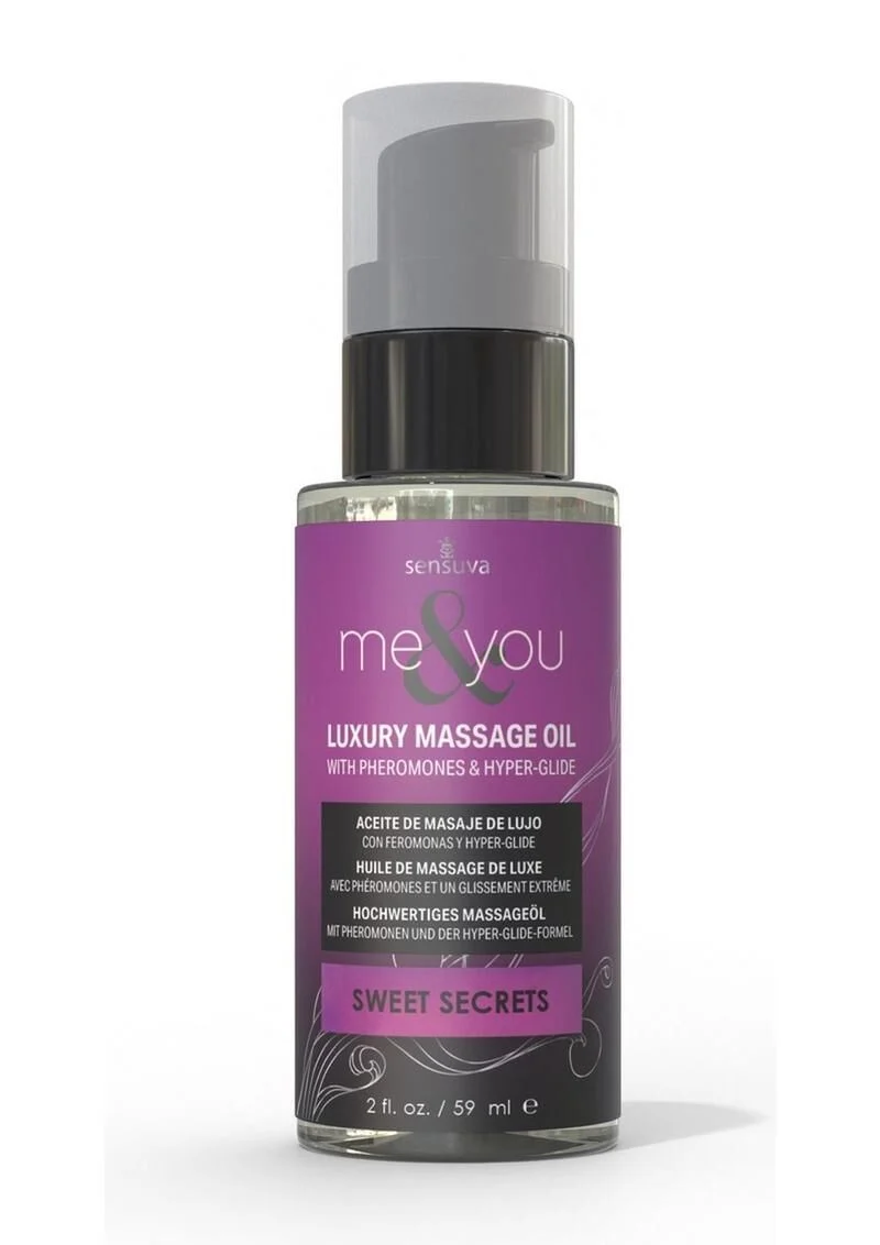 Масажна олія Sensuva Me&You - Sweet Secrets (Pomegranate, Fig, Coconut & Plumeria)