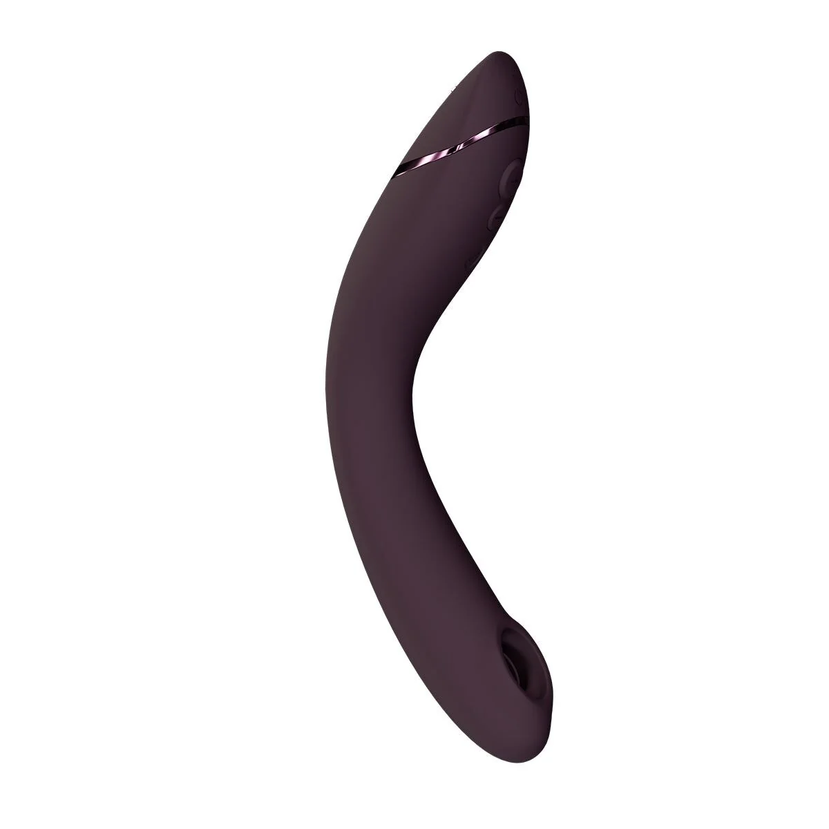 Вакуумний стимулятор для точки G та клітора з вібрацією Womanizer OG Aubergine, 12 рівнів, 3 режими