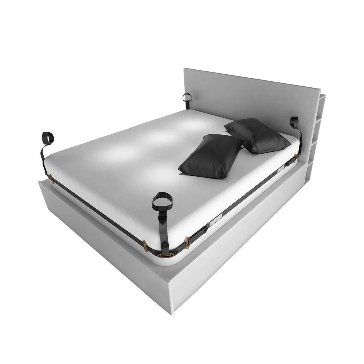 Фіксатори рук та ніг для ліжка LOCKINK BDSM Adjustable Bed Restraint Kit