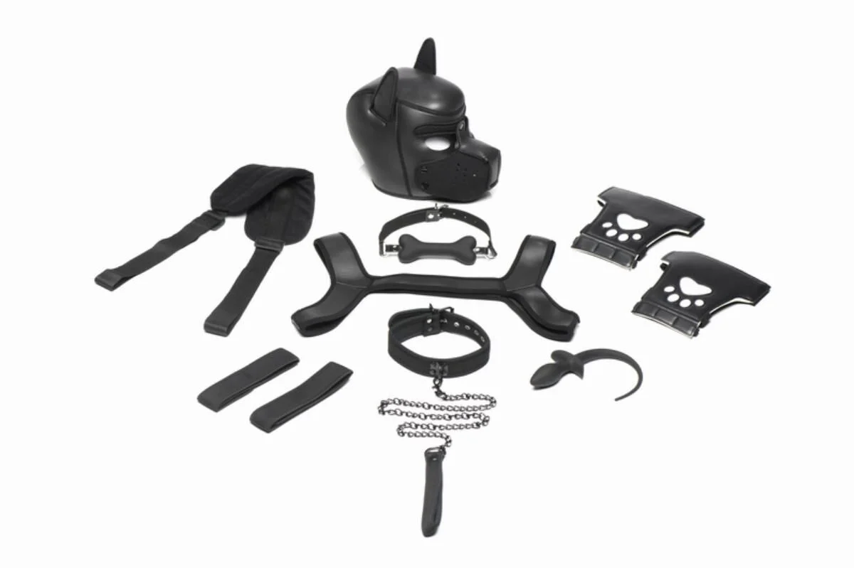 Набір BDSM цуценя Master Series Luxury Pup Arsenal Set - Black