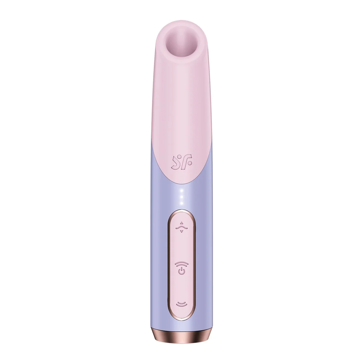 Вакуумний стимулятор Satisfyer Bold Kiss Violet, магнітна технологія 3D Air Pulse, 30 режимів роботи