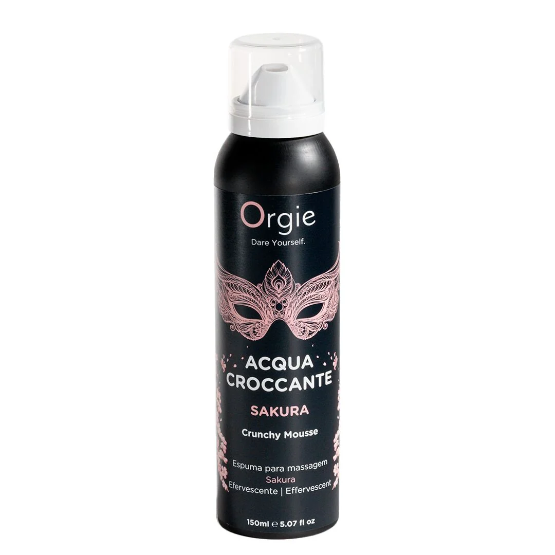 Масажна пінка Orgie – Acqua Croccante Sakura, ефект бульбашок, що лопаються